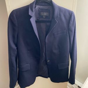 Navy Wool J Crew Blazer size 0